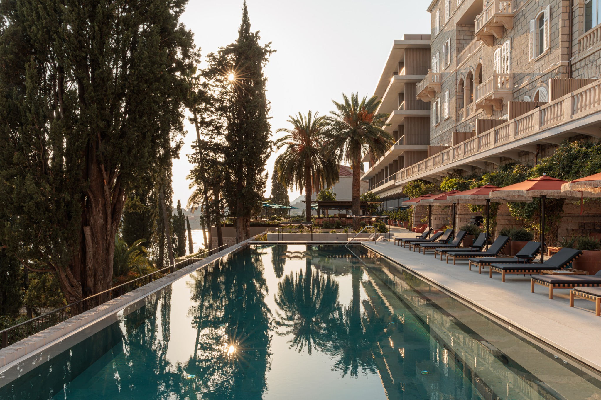 Obnovljeni bazen hotela Villa Argentina u Dubrovniku